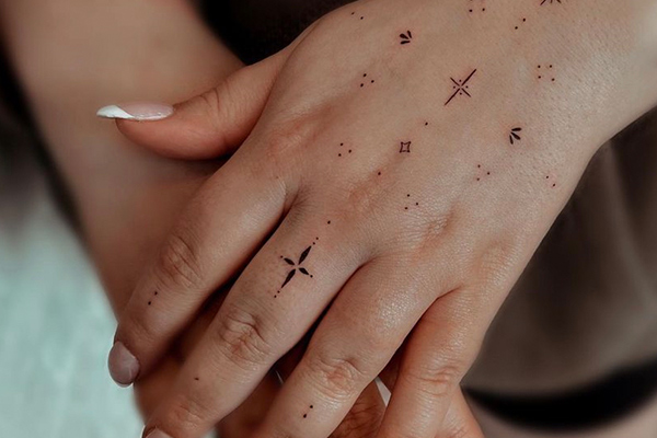Fine line tattooing at The Archery Collective